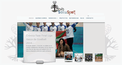 Desktop Screenshot of novasalusport.com